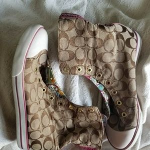 Coach 8 Hole High Top Sneakers